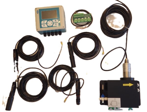 Medidor e controlador multi parâmetros ECR de grandezas analíticas